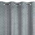 Vorhang JULIA stahl 140x250 Ösen