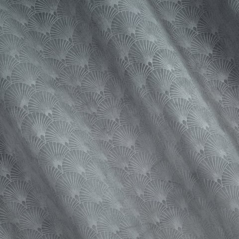 Vorhang JULIA stahl 140x250 Ösen