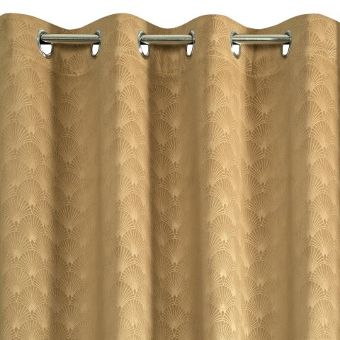 Vorhang JULIA gold 140x250 Ösen