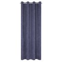 Vorhang JULIE dunkelblau 140x250 Ösen