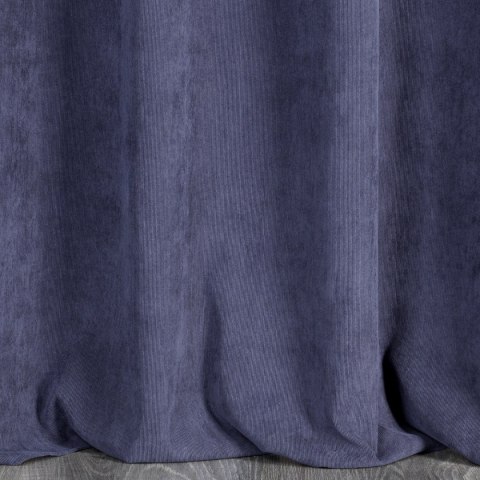 Vorhang JULIE dunkelblau 140x250 Ösen