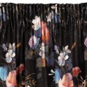 Vorhang KAREN schwarz rosa 140x270 Kräuselband