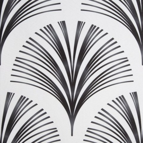 Vorhang KARIN weiß schwarz 140x250 Ösen