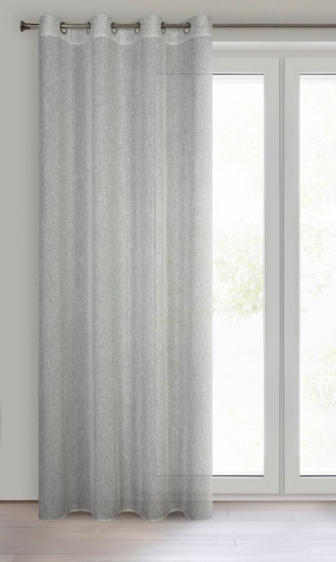 Vorhang KENDAL silber 140x250 Ösen