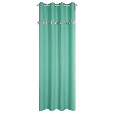 Vorhang KIDS 2 minze 140x250 Ösen