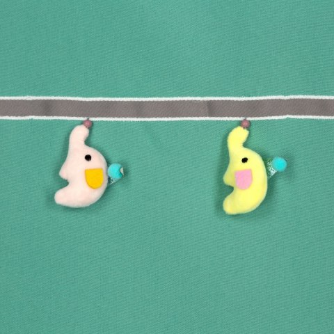 Vorhang KIDS 2 minze 140x250 Ösen