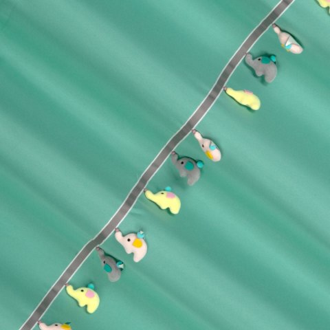 Vorhang KIDS 2 minze 140x250 Ösen