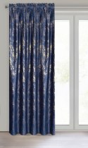 Vorhang KORNELIA dunkelblau 140x270 Kräuselband