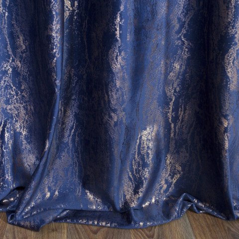 Vorhang KORNELIA dunkelblau 140x270 Kräuselband