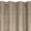 Vorhang LAURA beige gold 140x250 Ösen