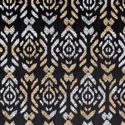 Vorhang LAURA schwarz gold 140x250 Ösen