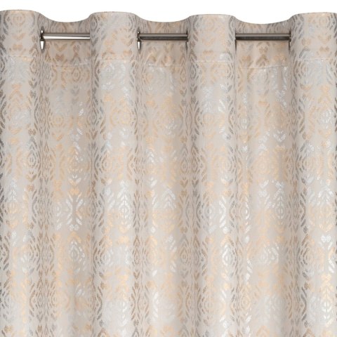 Vorhang LAURA creme gold 140x250 Ösen