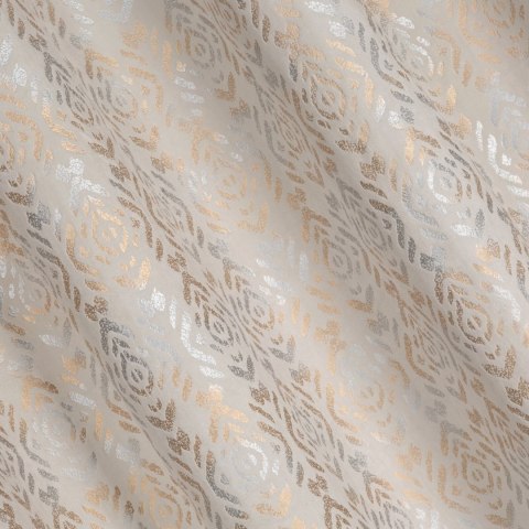 Vorhang LAURA creme gold 140x250 Ösen