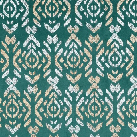 Vorhang LAURA türkis gold 140x250 Ösen