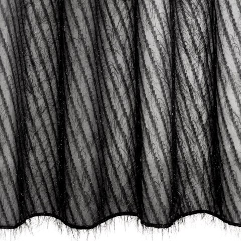 Vorhang LAUREL schwarz 140x250 Ösen