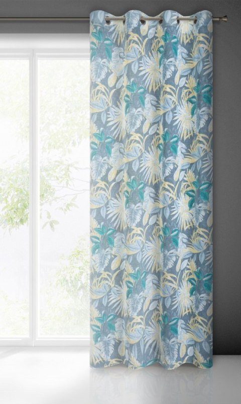 Vorhang LeinA POP gelb 140x250 Ösen