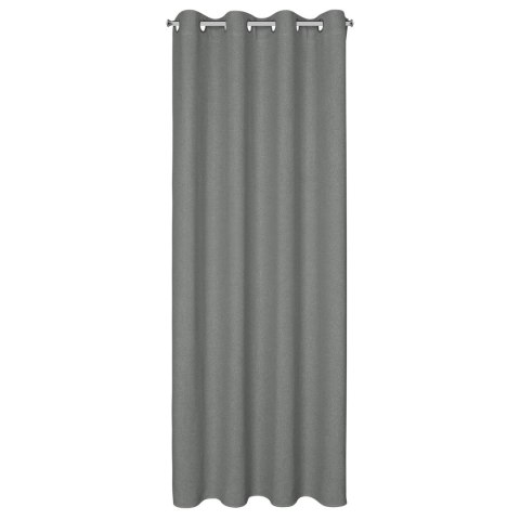 Vorhang LIDIA silber 140x250 Ösen