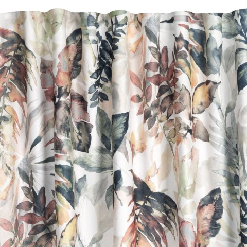 Vorhang LILIA weiß stahl 135x270 Kräuselband SZEL