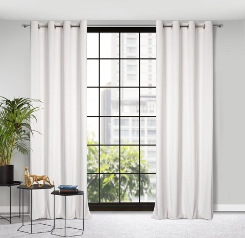 Vorhang LILI weiß 140x250 Ösen