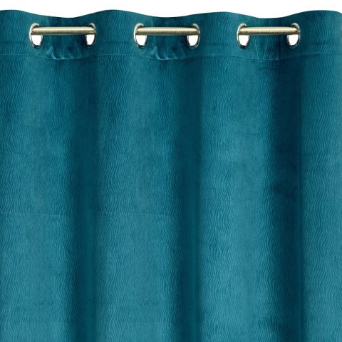 Vorhang LILI dunkelblau 140x250 Ösen