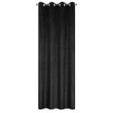 Vorhang LILI schwarz 140x250 Ösen