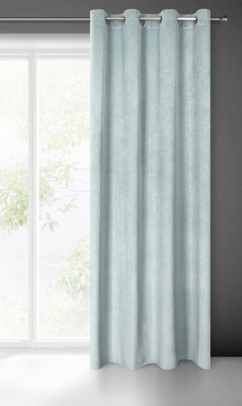 Vorhang LILI blau 140x250 Ösen