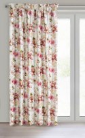 Vorhang LILLIE beige rosa 140x270 Kräuselband