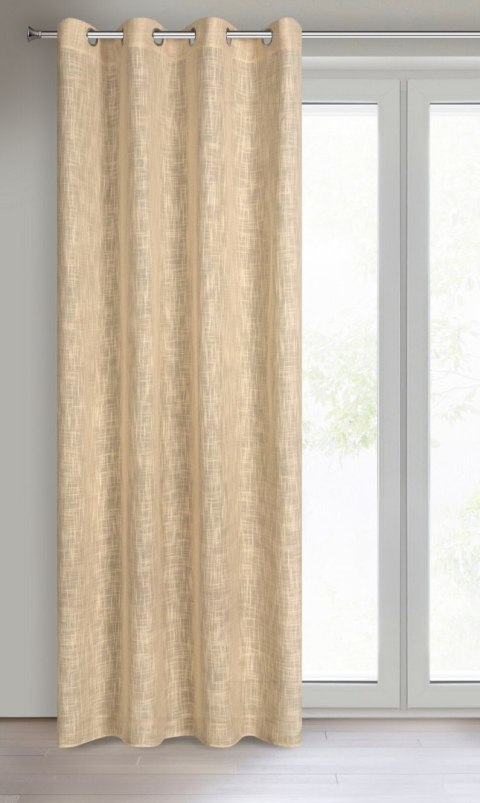 Vorhang LIREN beige 140x250 Ösen