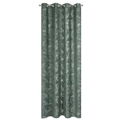 Vorhang LIVIA dunkelminze 140x250 Ösen