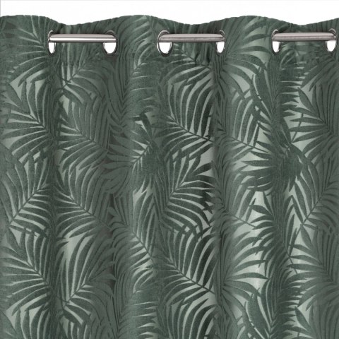 Vorhang LIVIA dunkelminze 140x250 Ösen