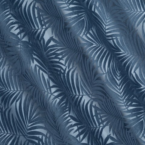 Vorhang LIVIA dunkelblau 140x250 Ösen