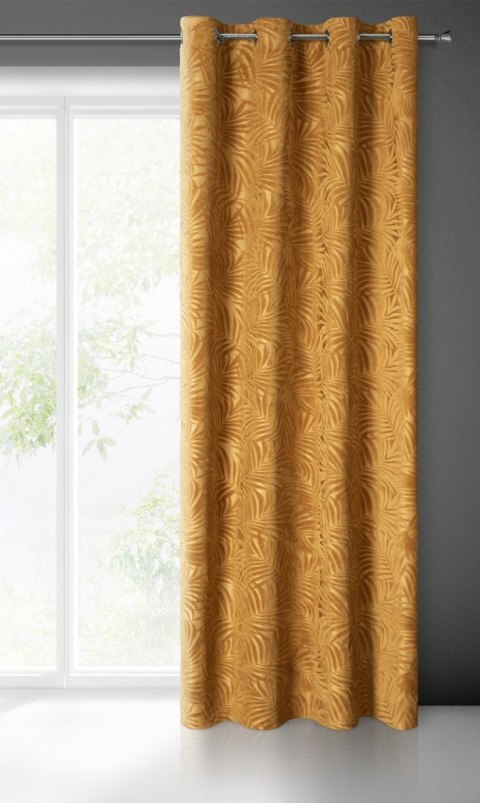 Vorhang LIVIA honig 140x250 Ösen