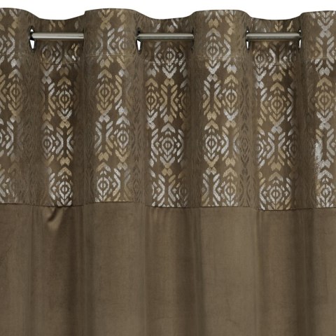 Vorhang LIZA beige gold 140x250 Ösen