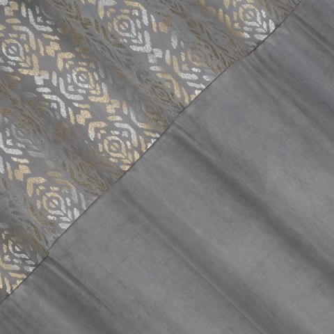 Vorhang LIZA stahl gold 140x250 Ösen