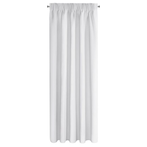 Vorhang LOGAN weiß 135x270 Tunnelzug Kräuselband