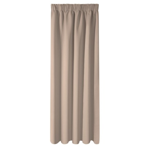 Vorhang LOGAN beige 135x270 Tunnelzug Kräuselband