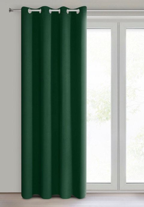 Vorhang LOGAN dunkelgrün 135x250 Ösen