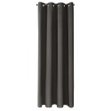 Vorhang LOGAN graphit 135x250 Ösen
