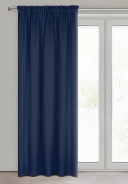 Vorhang LOGAN dunkelblau 135x270 Kräuselband