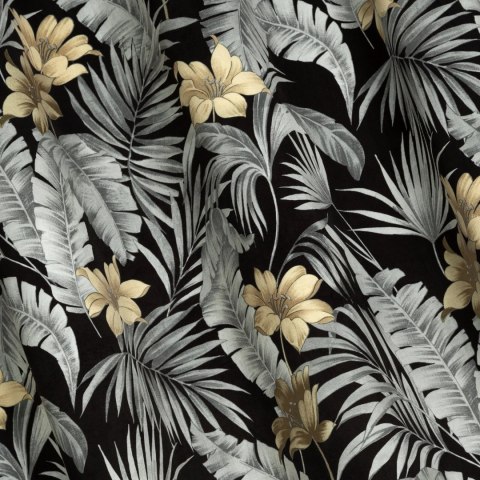 Vorhang LOREN schwarz stahl 140x250 Ösen