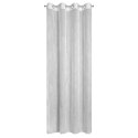Vorhang LORI weiß silber 140x250 Ösen