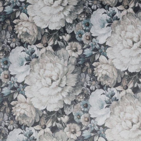 Vorhang LUCIA creme blau 140x270 Kräuselband