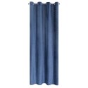 Vorhang LUSSI dunkelblau 140x250 Ösen