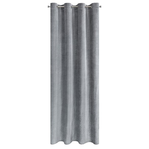 Vorhang LUSSI stahl 140x250 Ösen