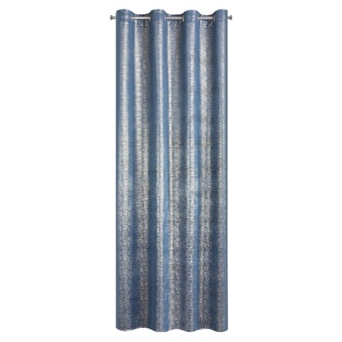 Vorhang MABEL dunkelblau 140x250 Ösen