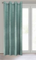 Vorhang MABEL türkis 140x250 Ösen