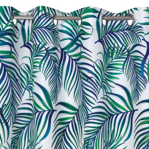 Vorhang PAL02 140x250 Ösen weiß grün