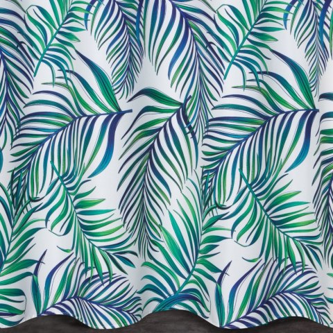 Vorhang PAL02 140x250 Ösen weiß grün