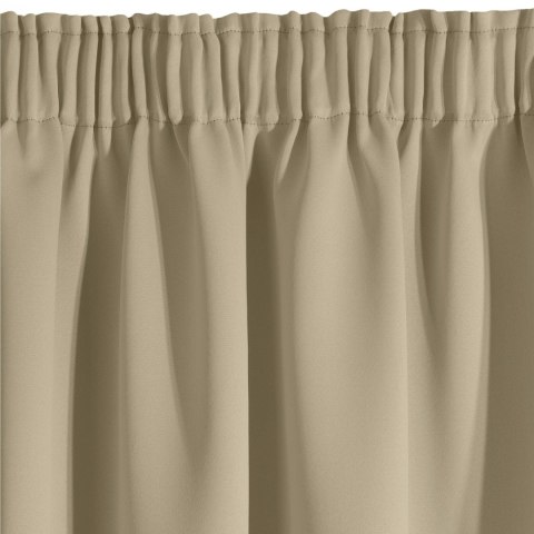 Vorhang PARISA beige 135x270 Tunnelzug Kräuselband