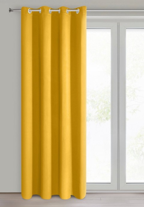 Vorhang PARISA gelb 135x250 Ösen